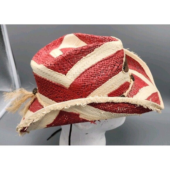 Corona Western Straw Hat Charlie Hats Made in Mexico Size Medium Cowboy - Picture 15 of 16